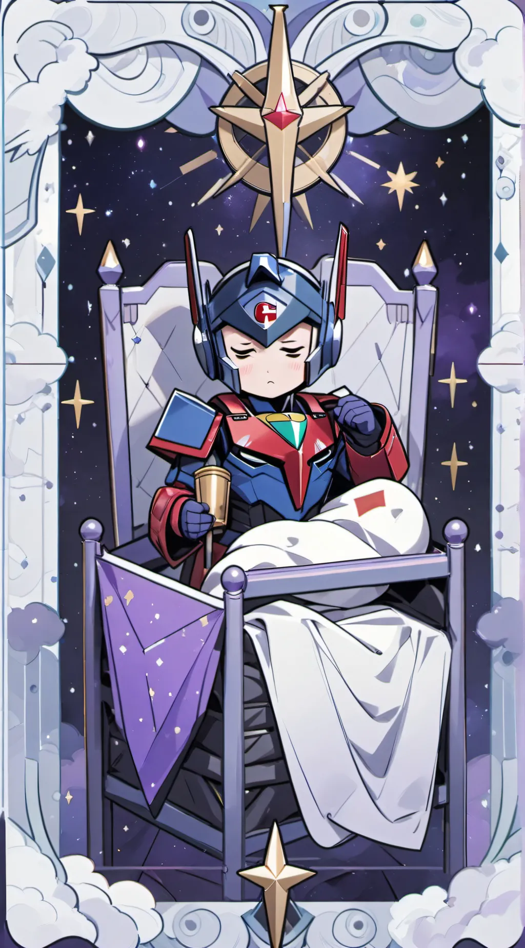 ai character: Baby Optimus Prime background