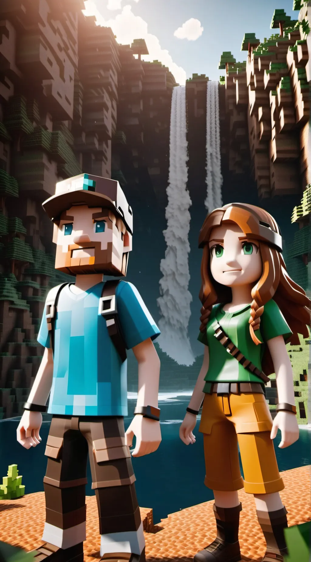 ai character: Alex and Steve background