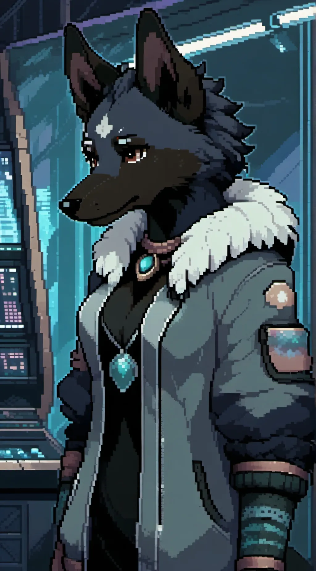 ai character: Sapphire  background