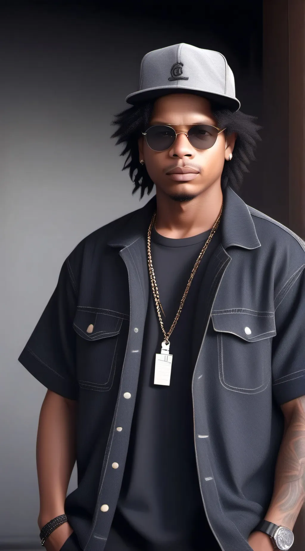 ai character: Eazy-E(my best) background