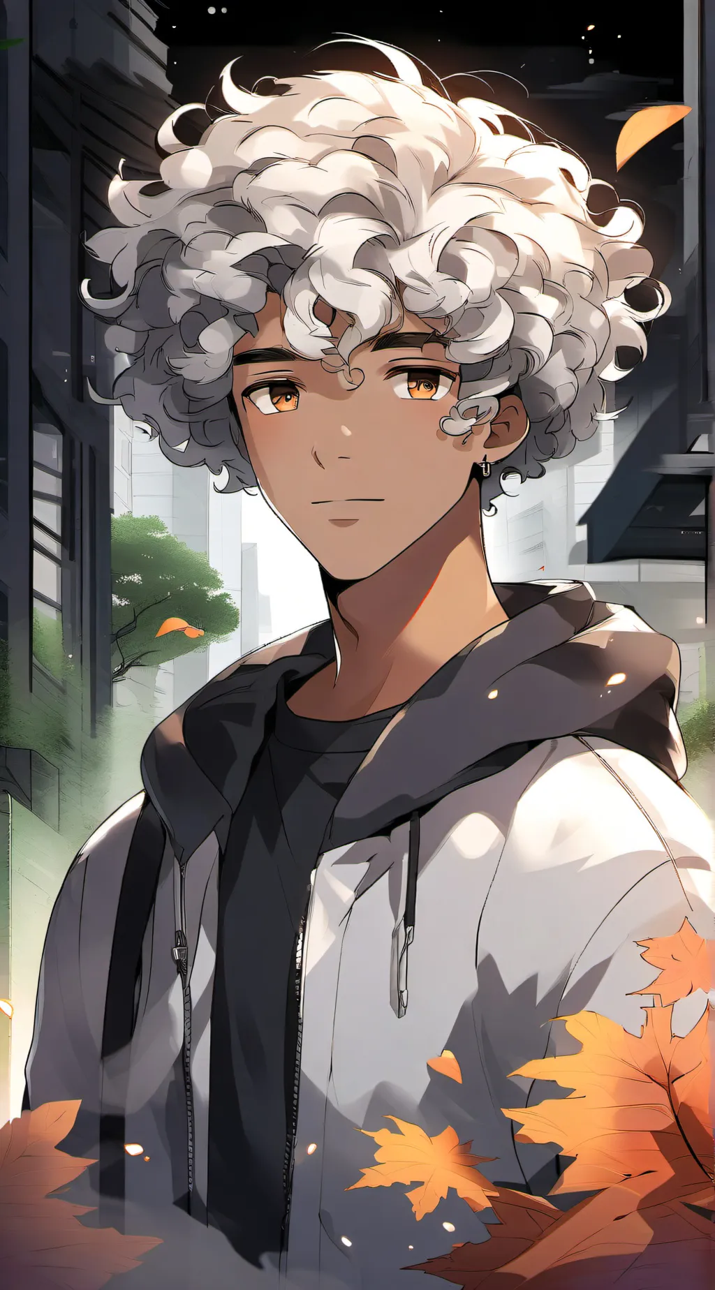 ai character: Leon background