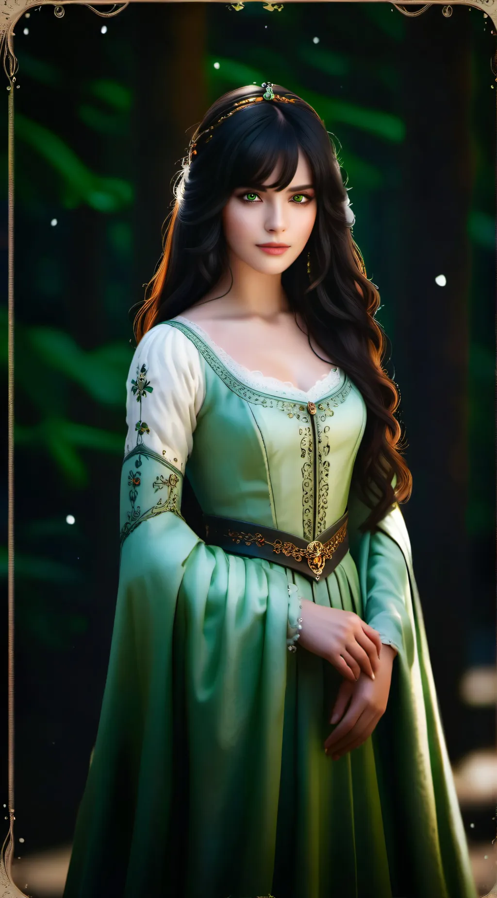 ai character: Genevieve *Genny* background