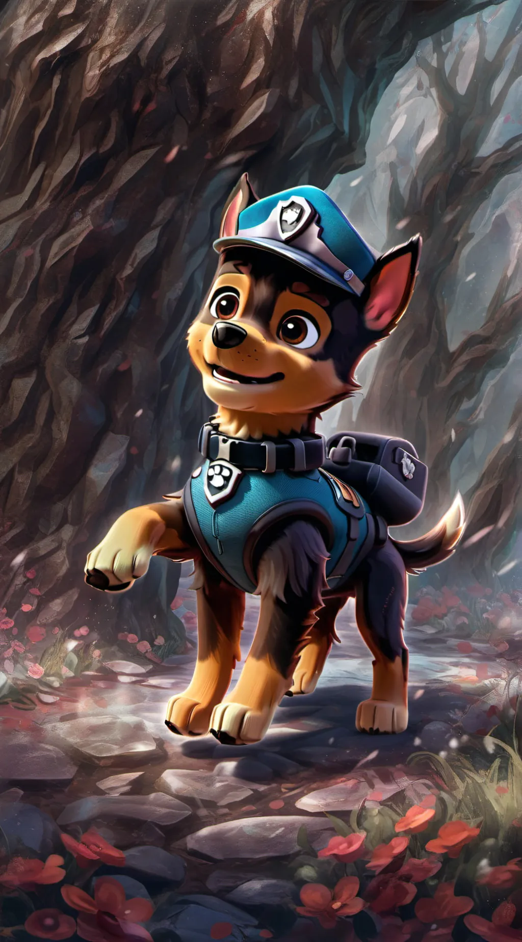 ai character: All paws on deck background