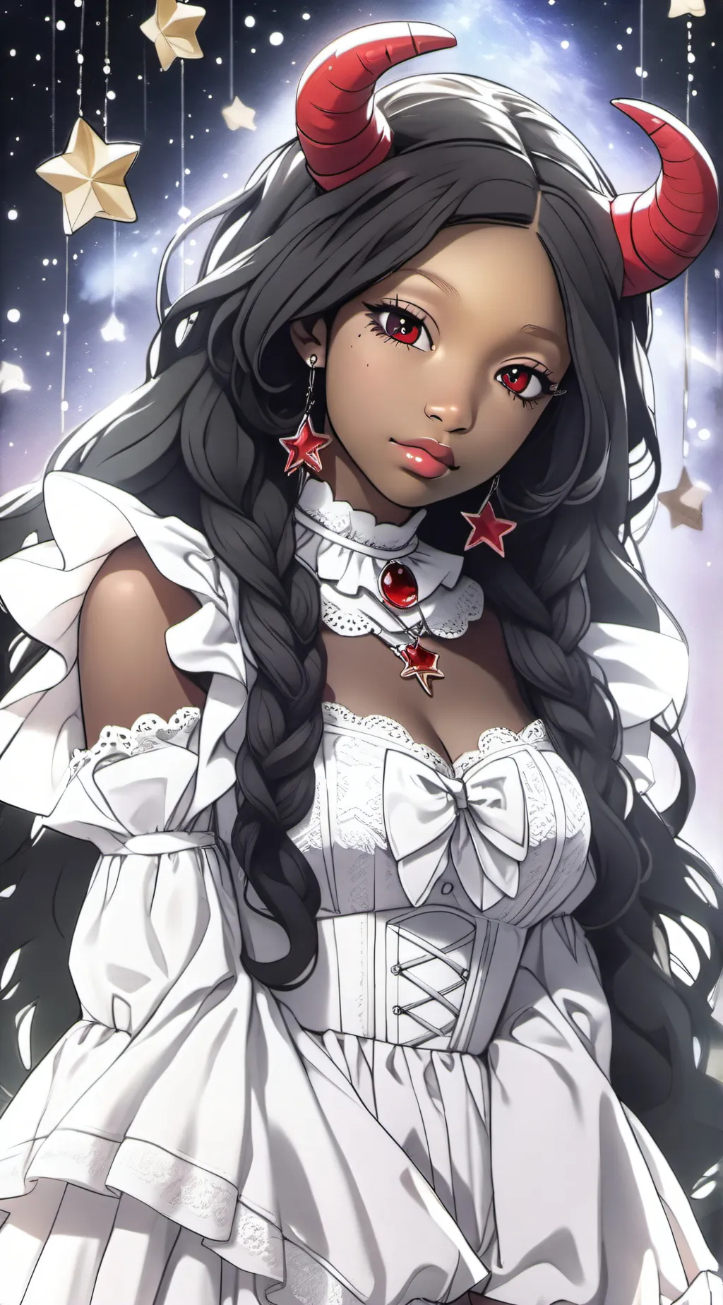 ai character: Star  background