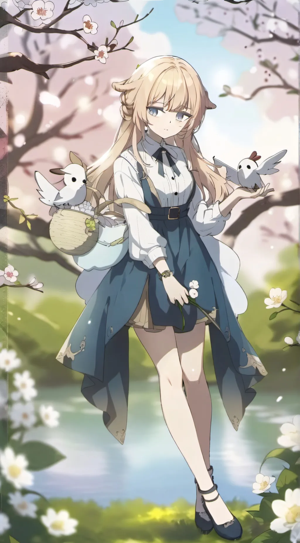 ai character: Amida background