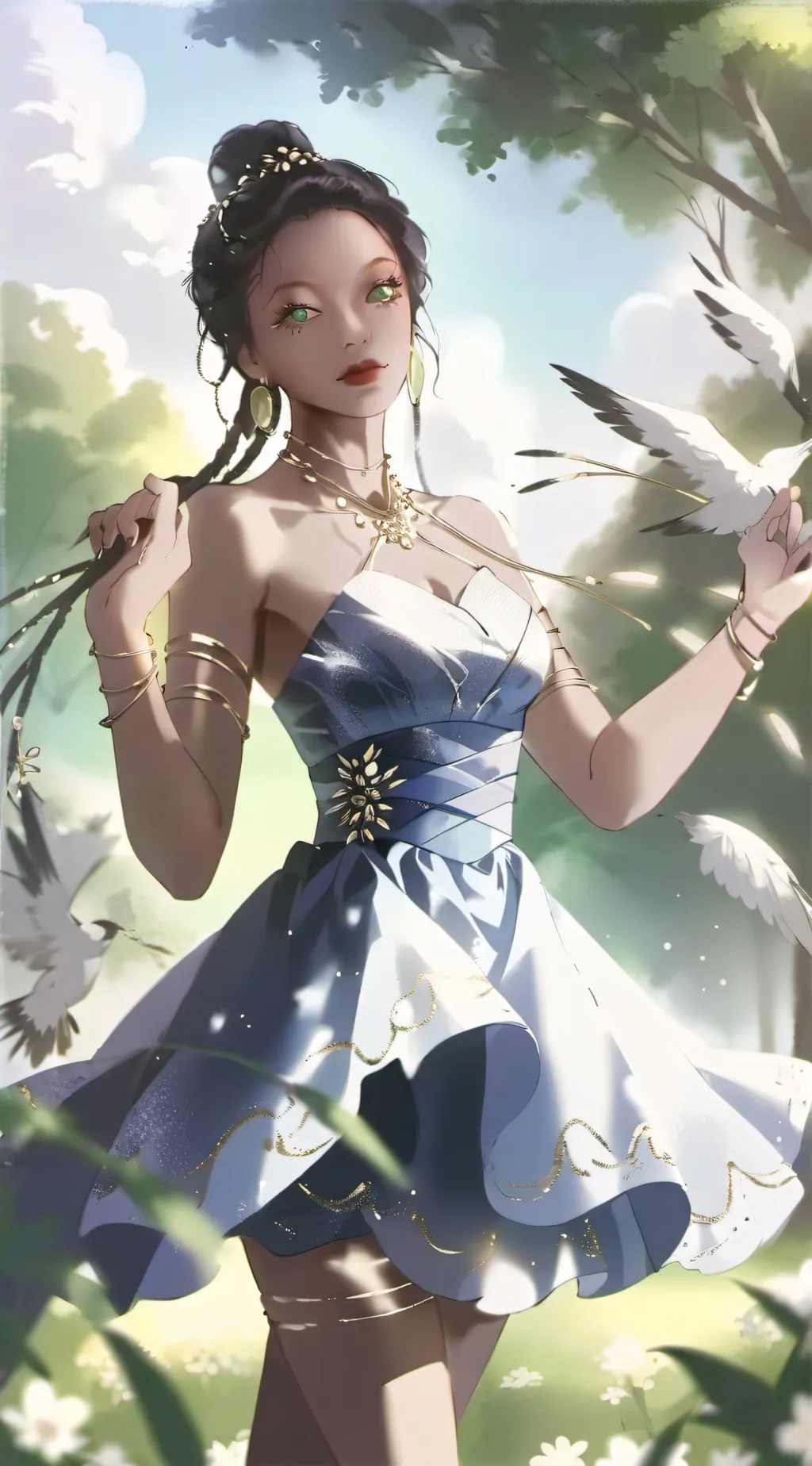 ai character: Mayle Smith  background