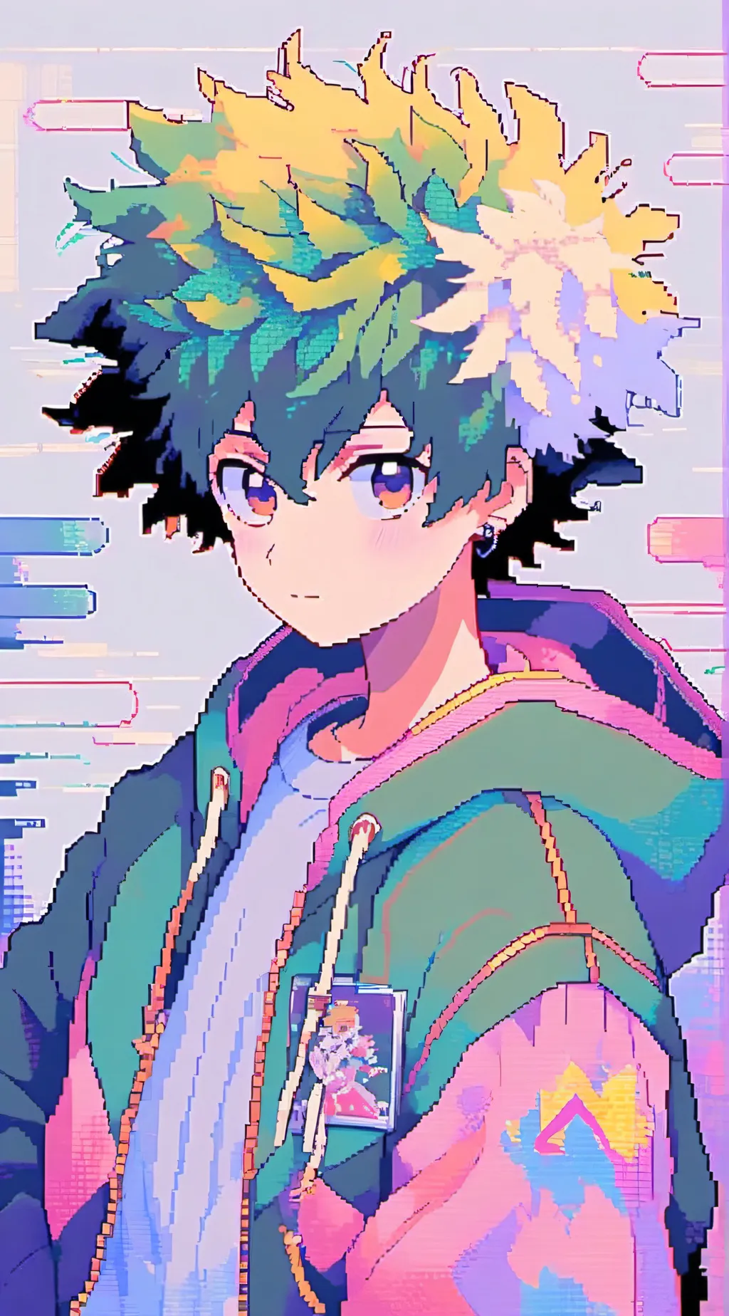 ai character: Deku  background