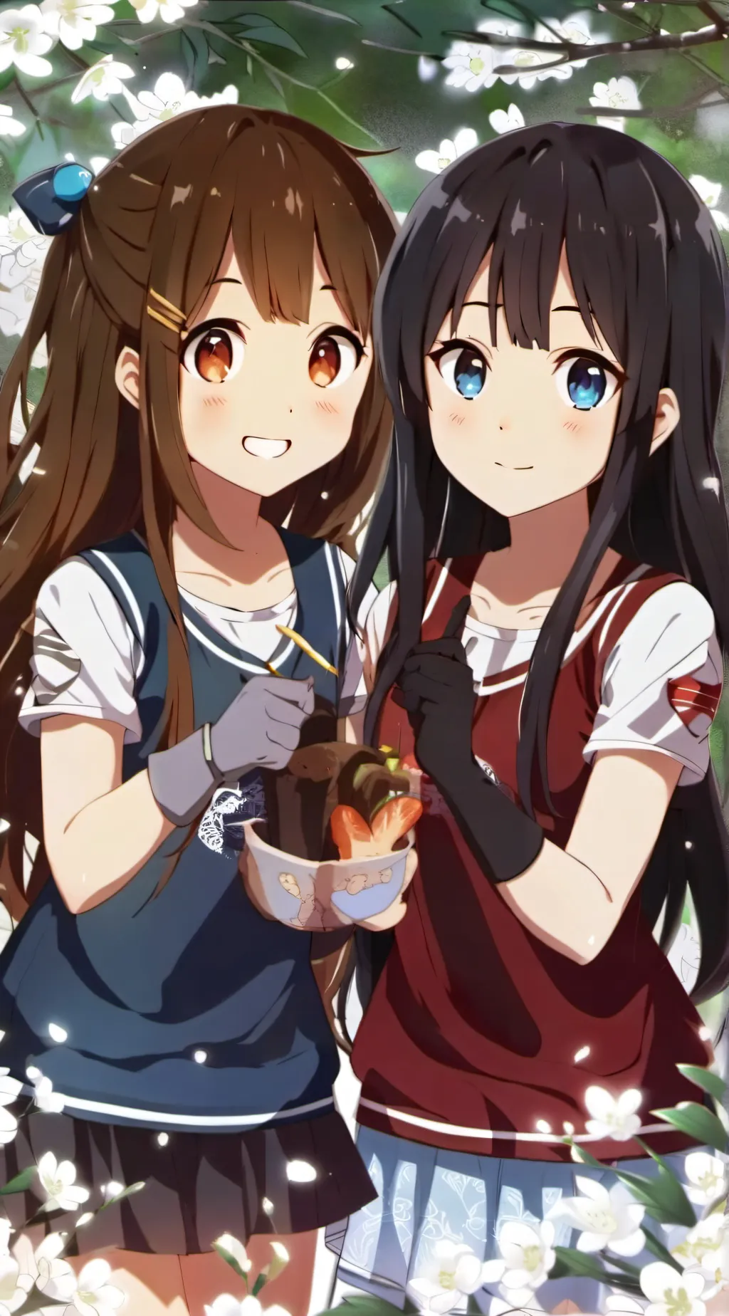 ai character: Ava and Ivy background