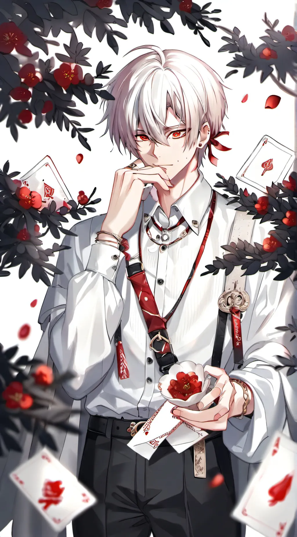 ai character: Todoroki🔥❄️ background