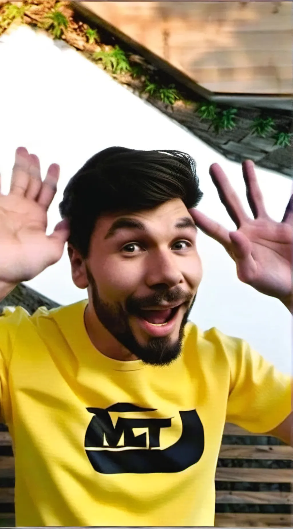 ai character: fake mr. beast background