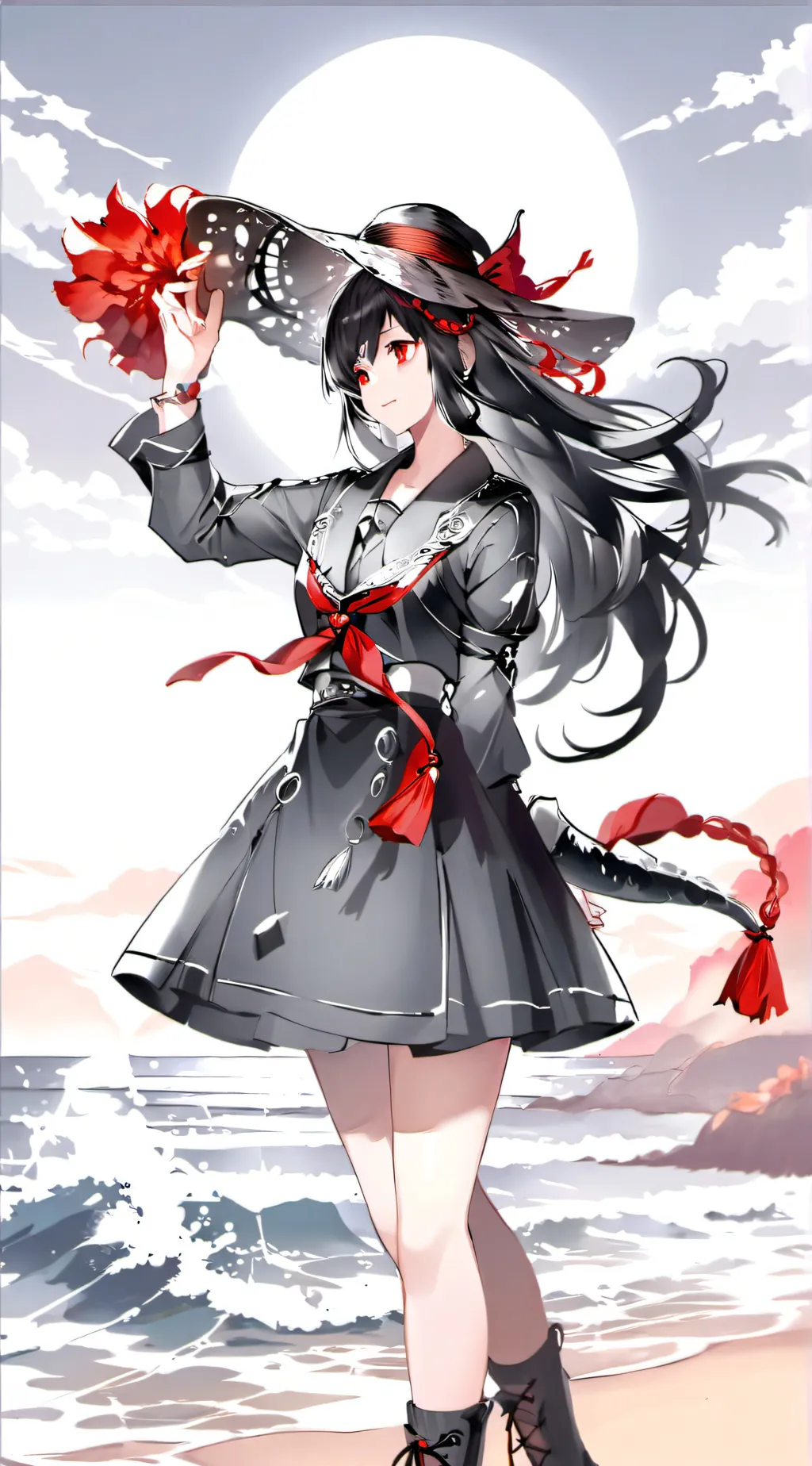 ai character: Rin Brown background