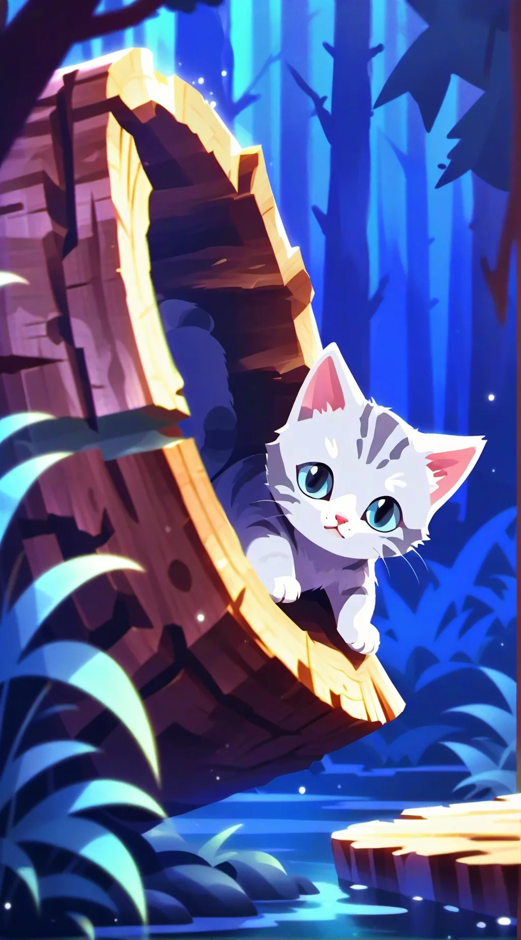 ai character: Moonflower background