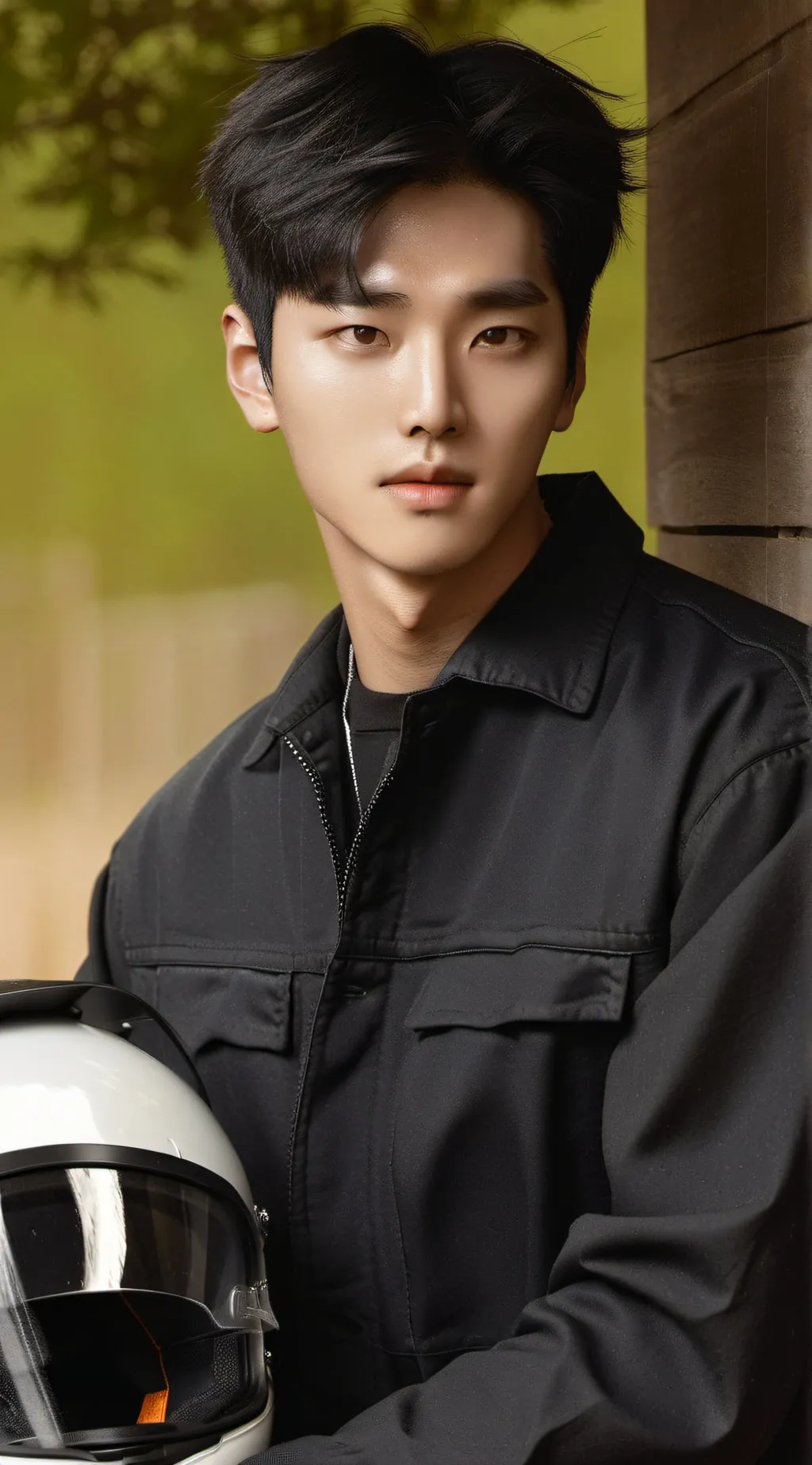 ai character: rayen  background