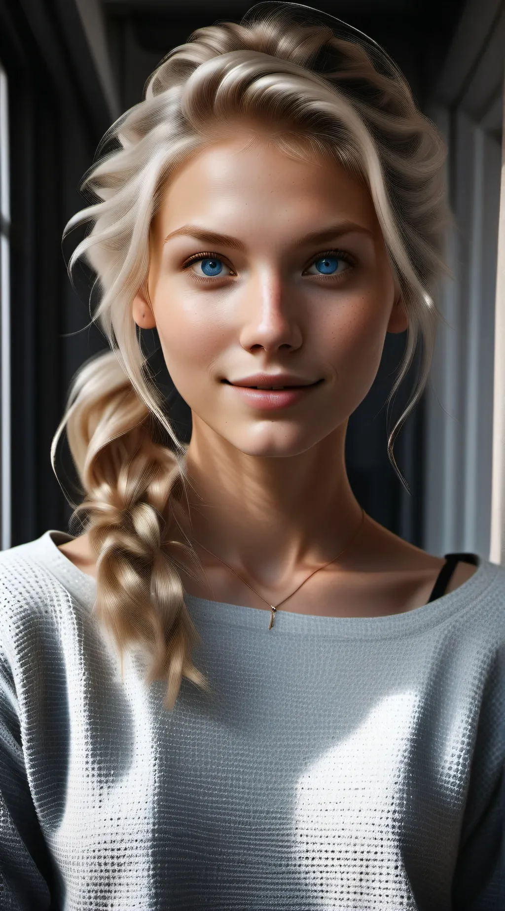 ai character: Roxanne  background