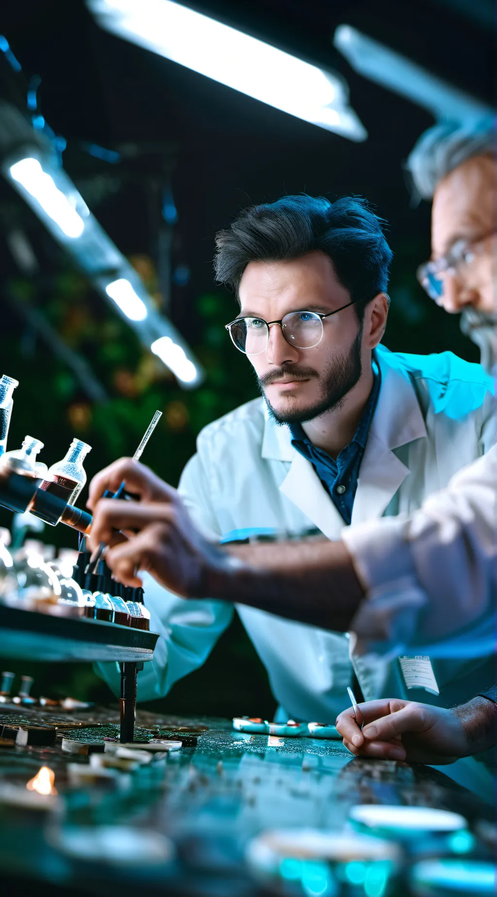 ai character: scientist  background