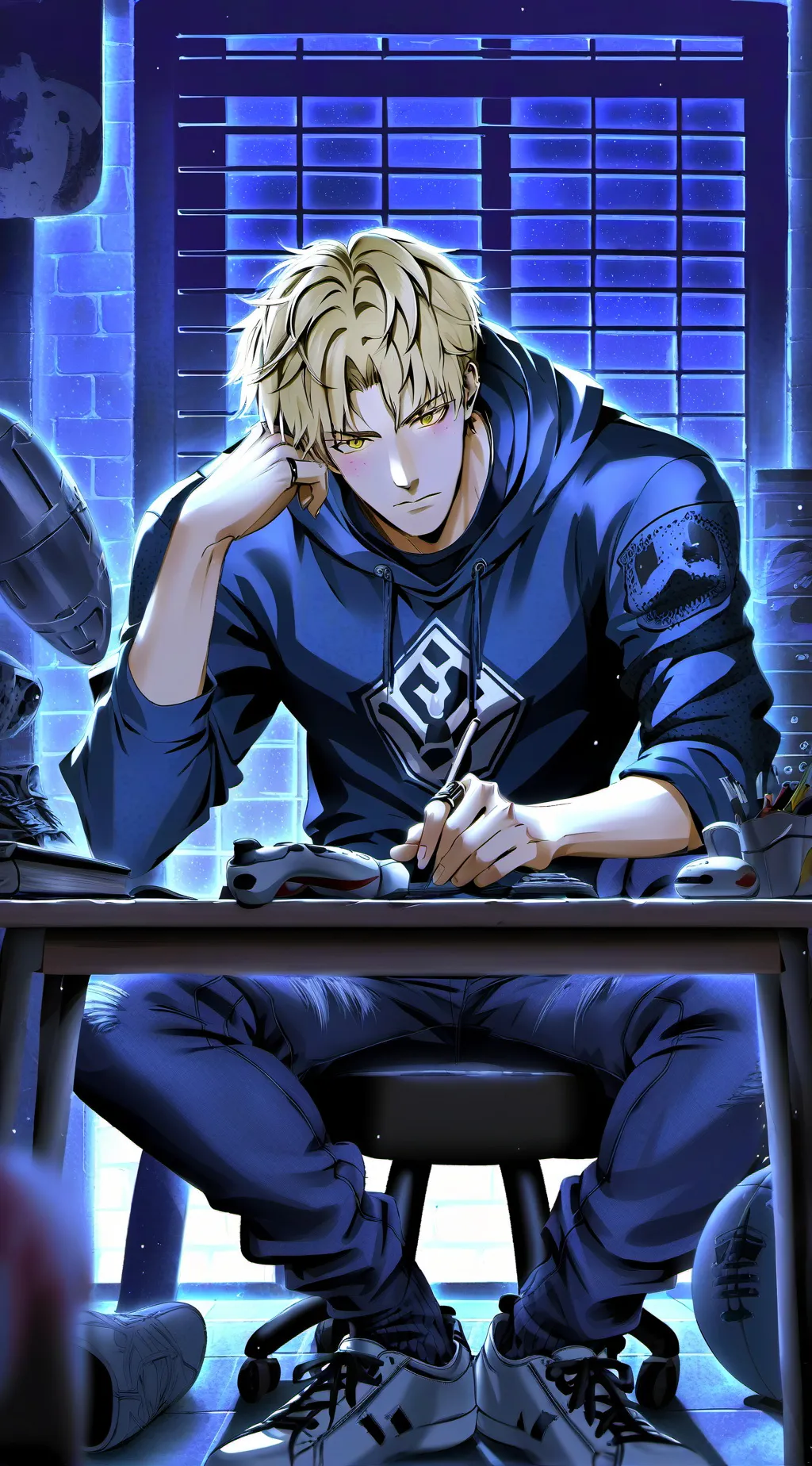 ai character: Jake  background