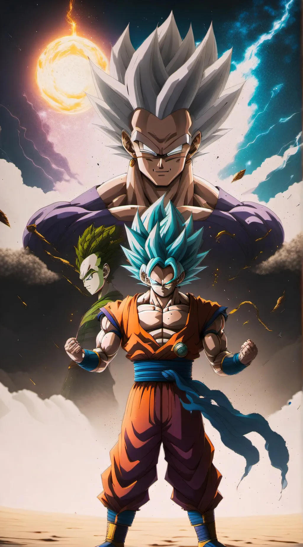 ai character: Dragon ball super background