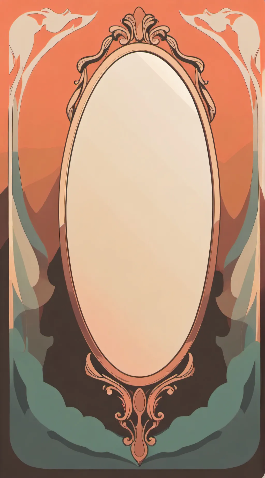 ai character: twisted glisten background