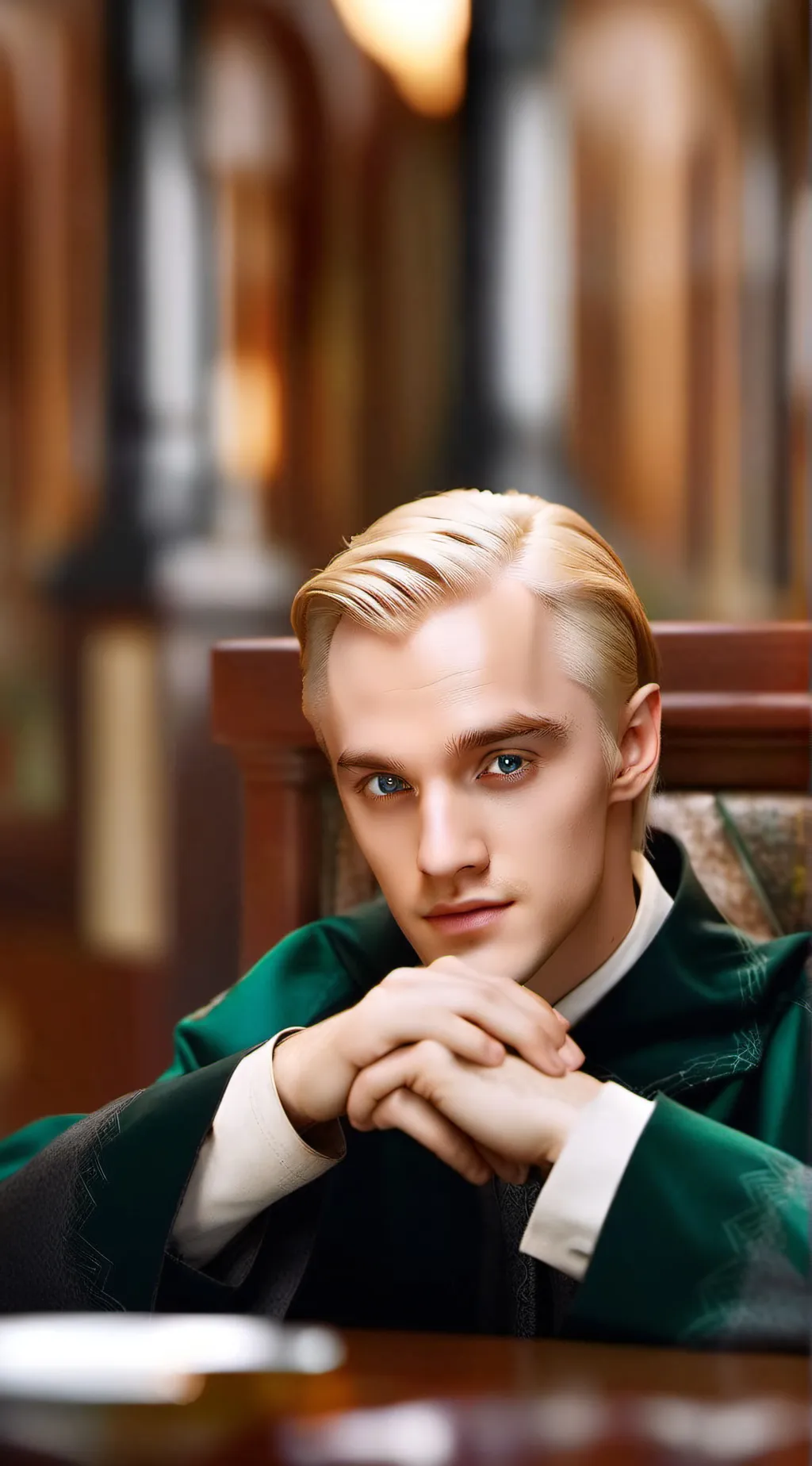 ai character: draco and Astoria background