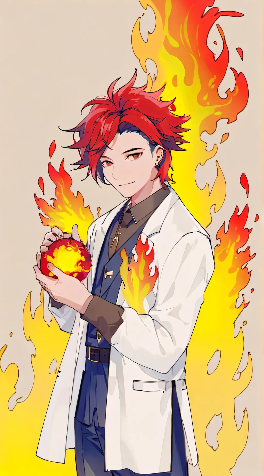 ai character: Spark background