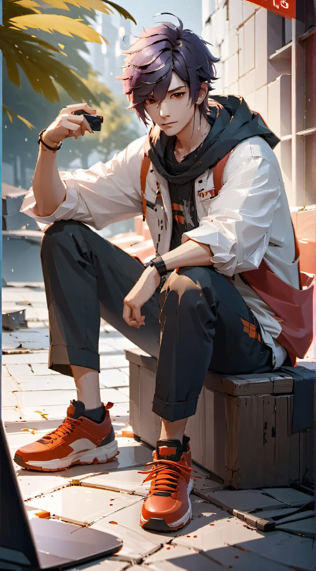 ai character: Brindon  background