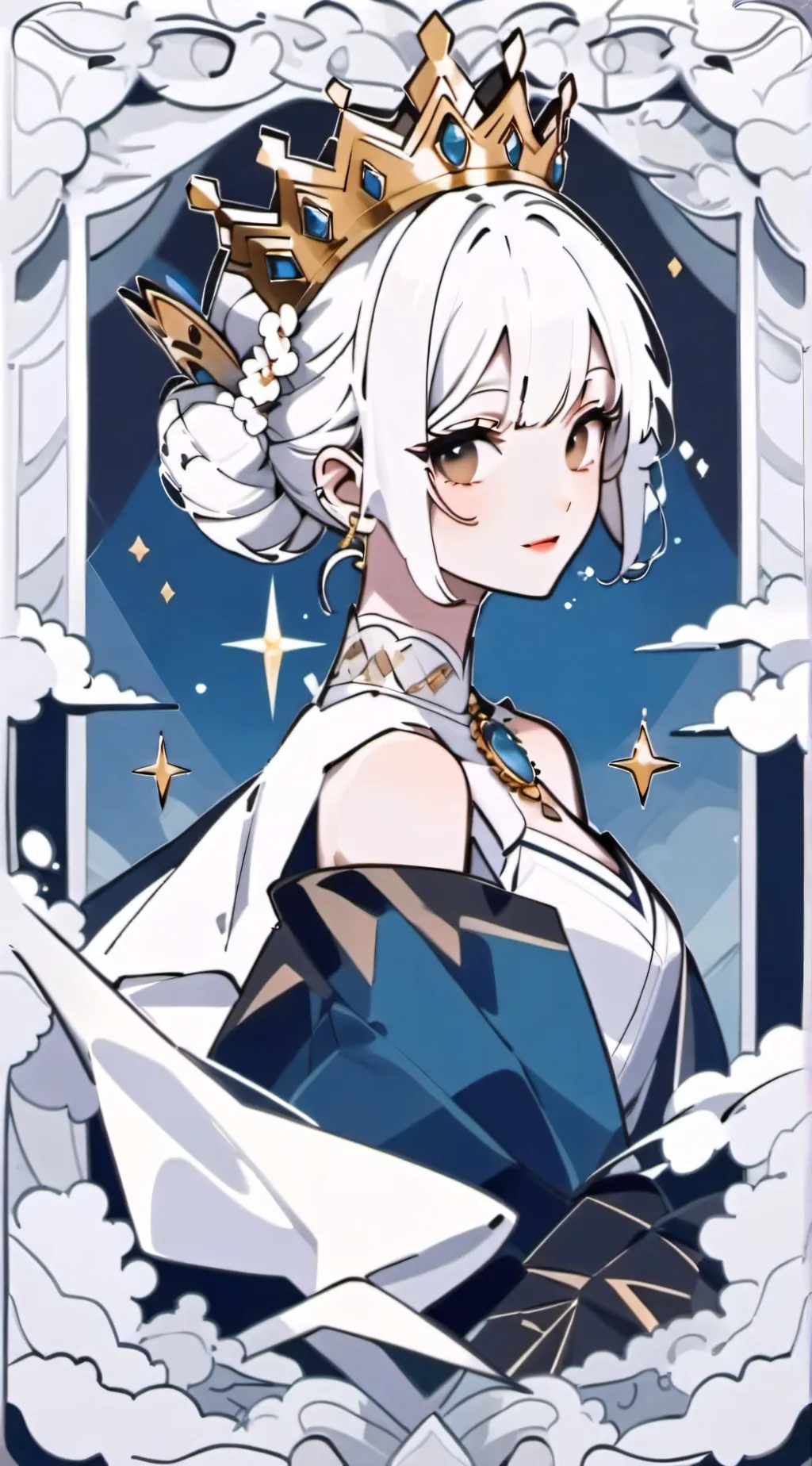 ai character: Marie Claire background