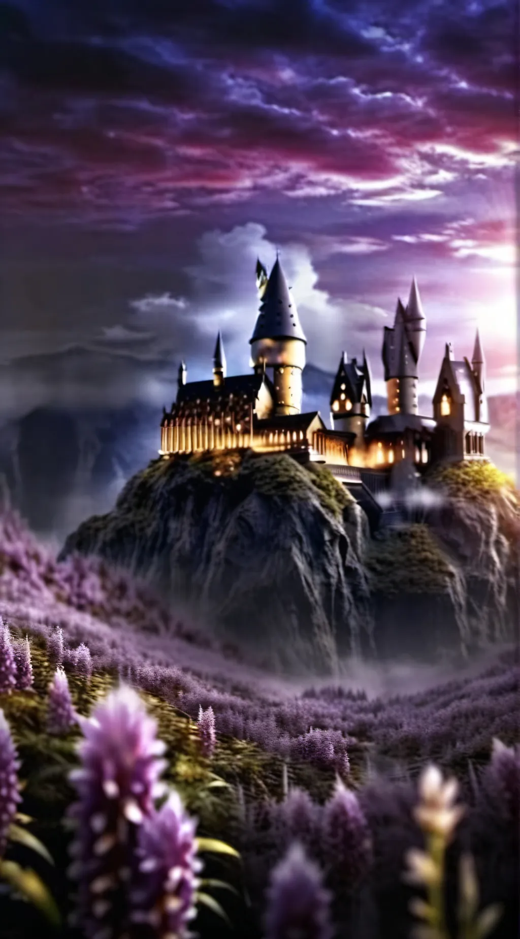 ai character: Hogwarts fight  background