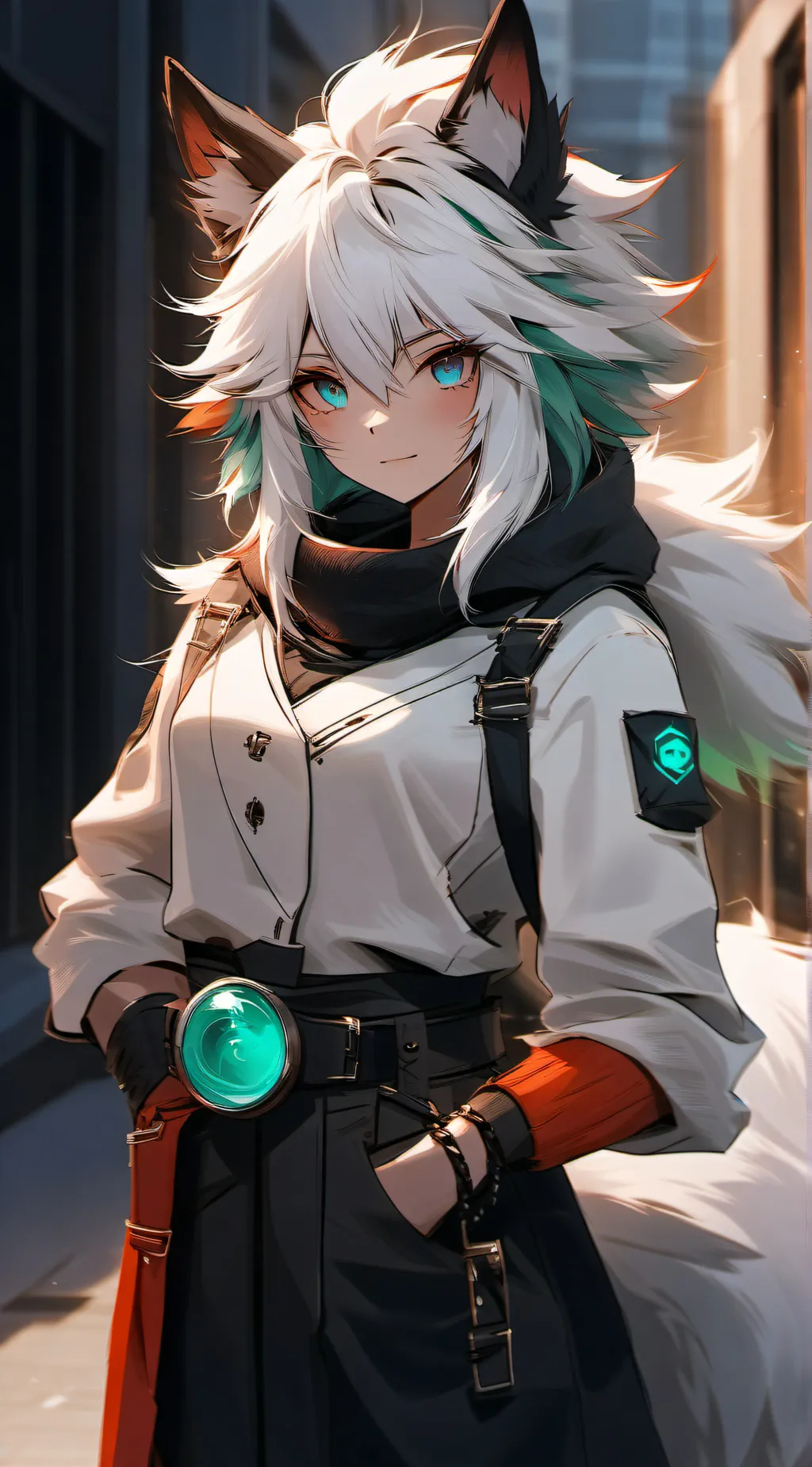 ai character: lilly! background