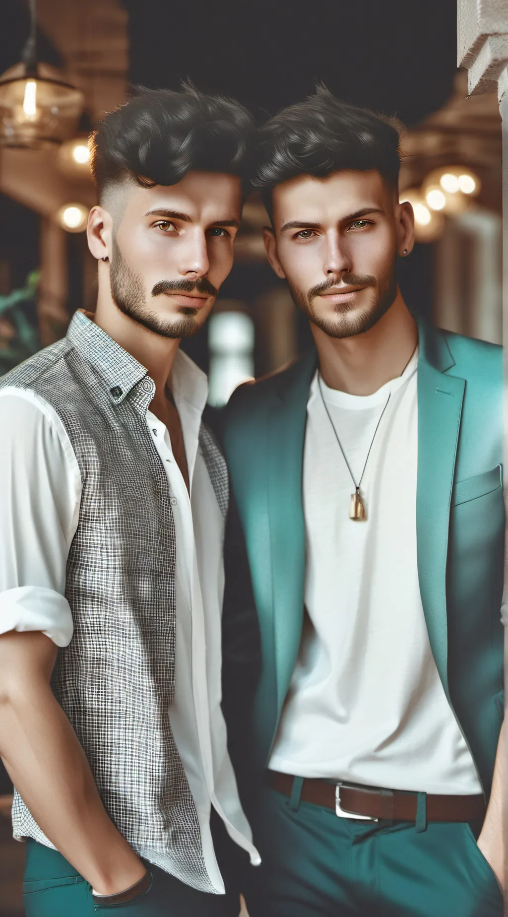 ai character: Jacob and John background