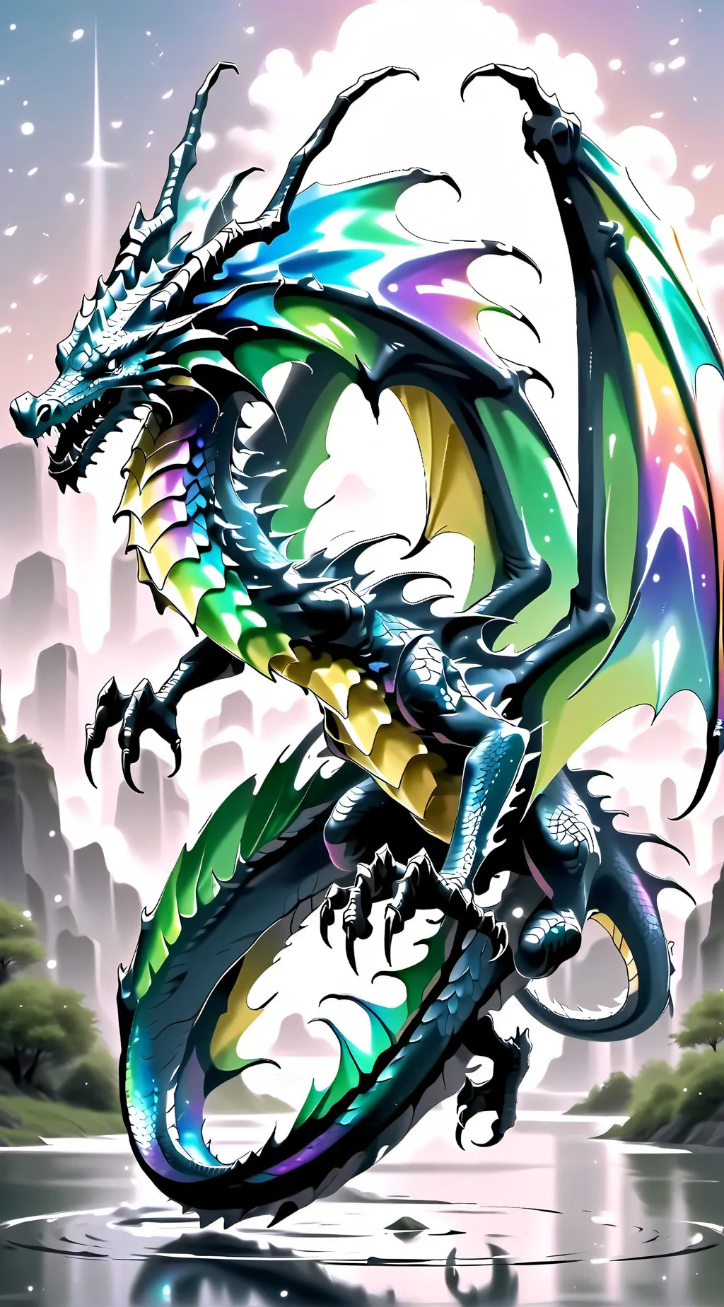 ai character: dragon generator background