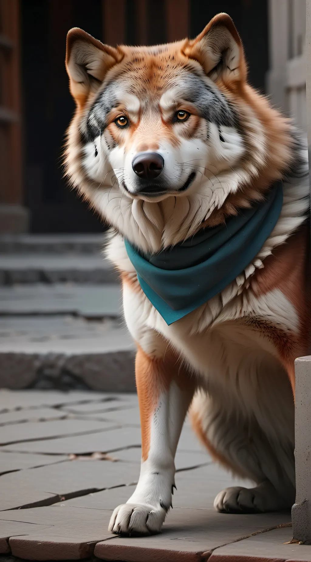 ai character: Foxy background