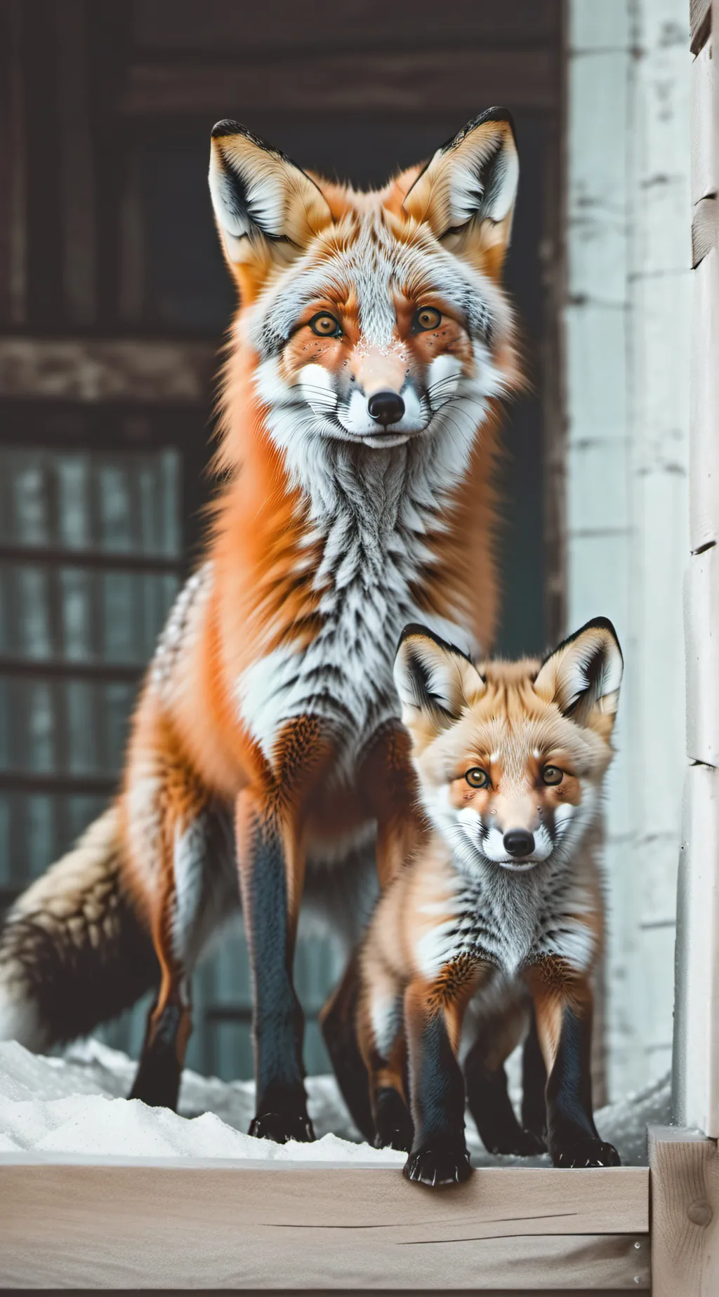 ai character: fox life background