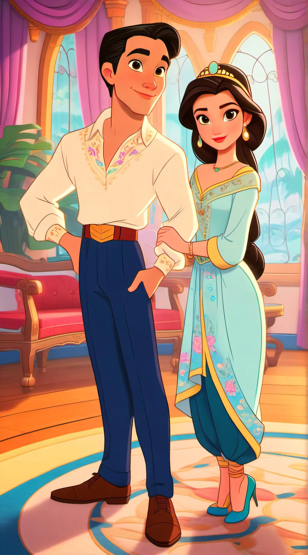 ai character: Tha animaniacs  background