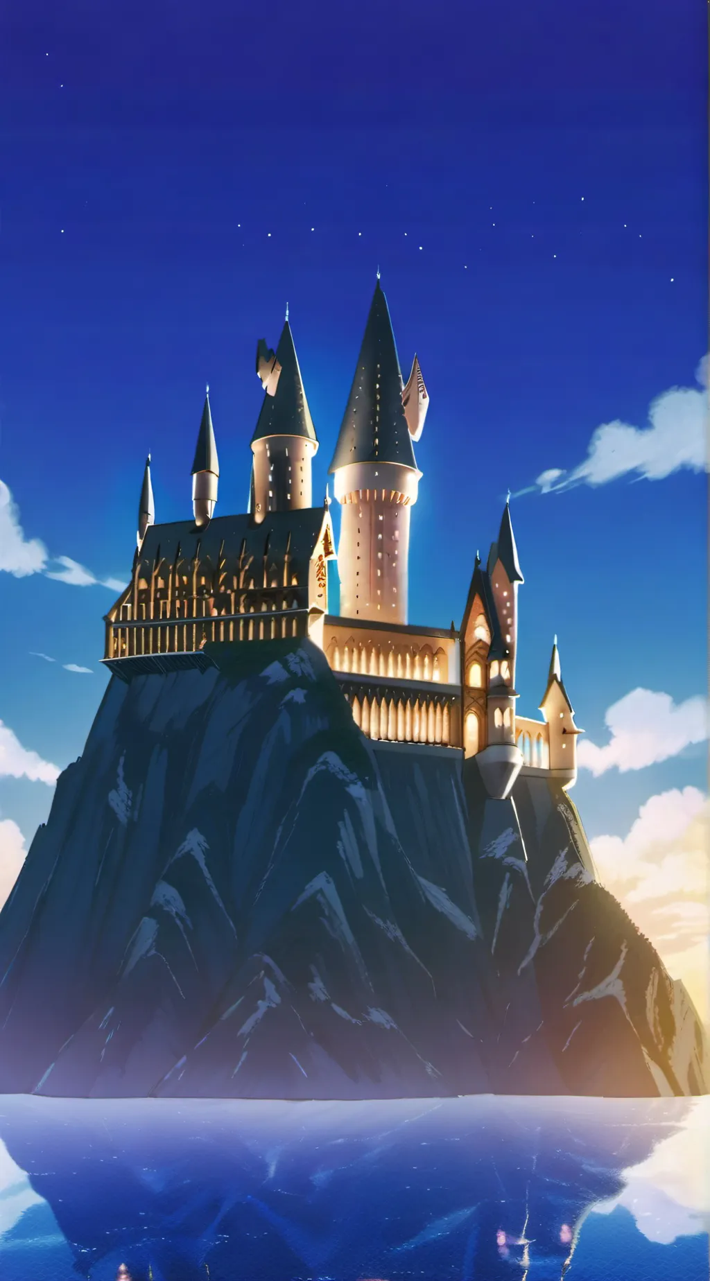 ai character: hogwarts yule ball background