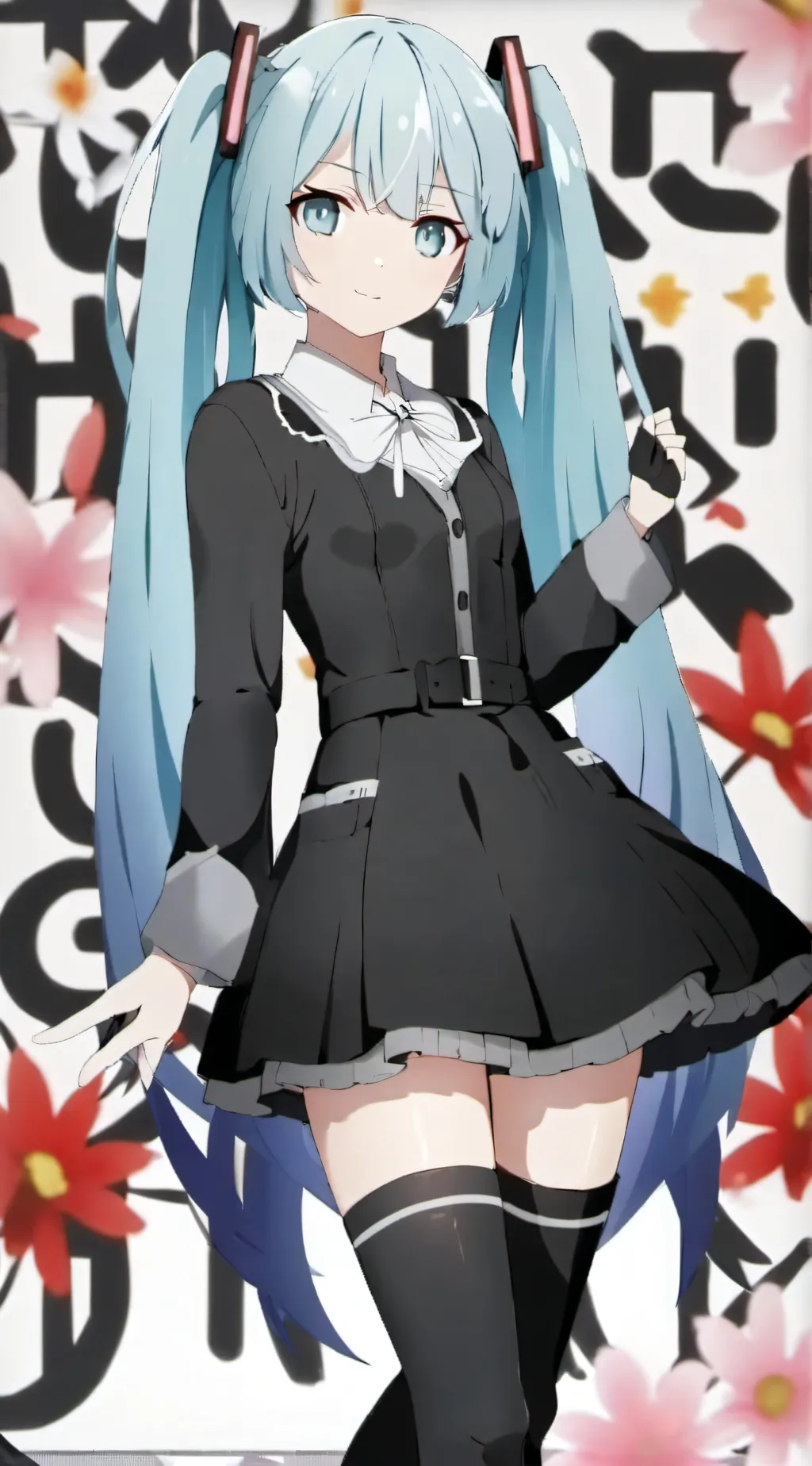 ai character: Miku background