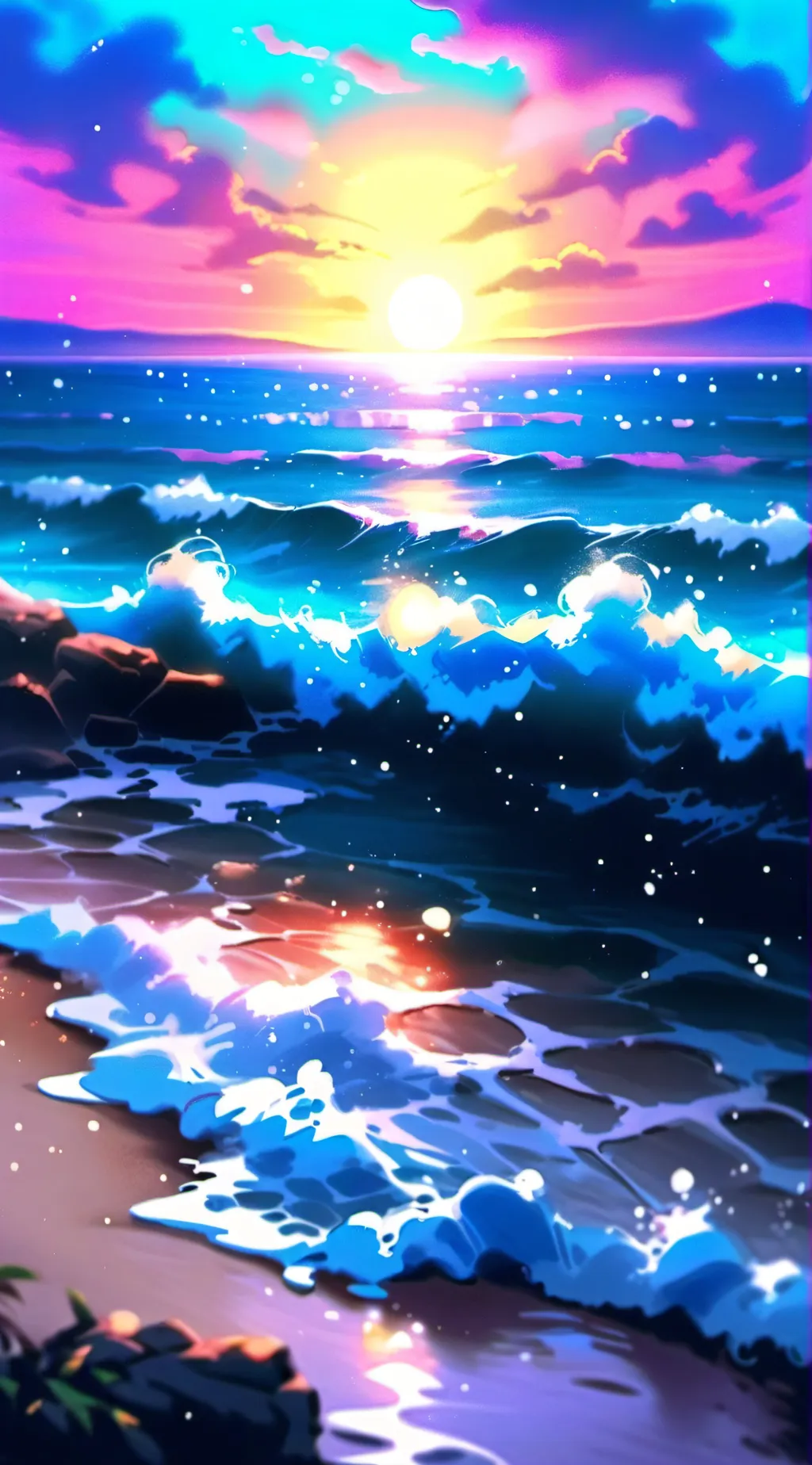 ai character: HH Beach pt2🏖️ background