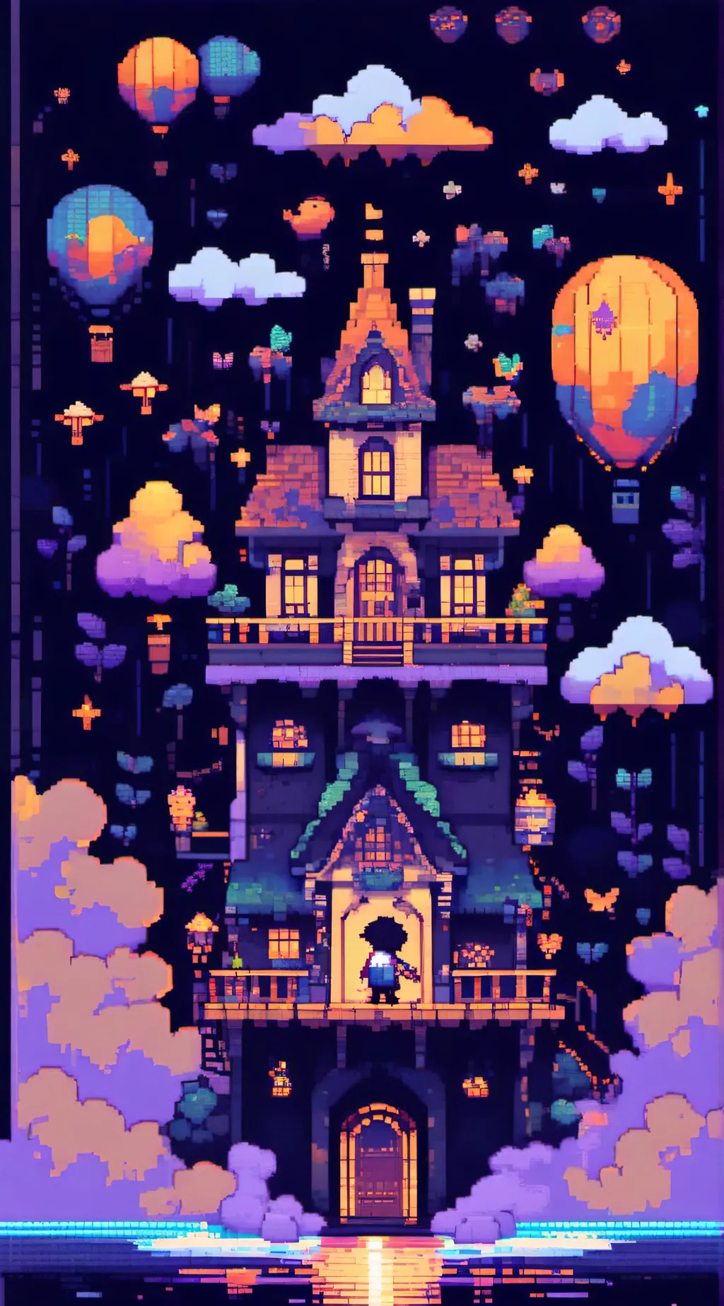 ai character: D-SMP 🌆 background