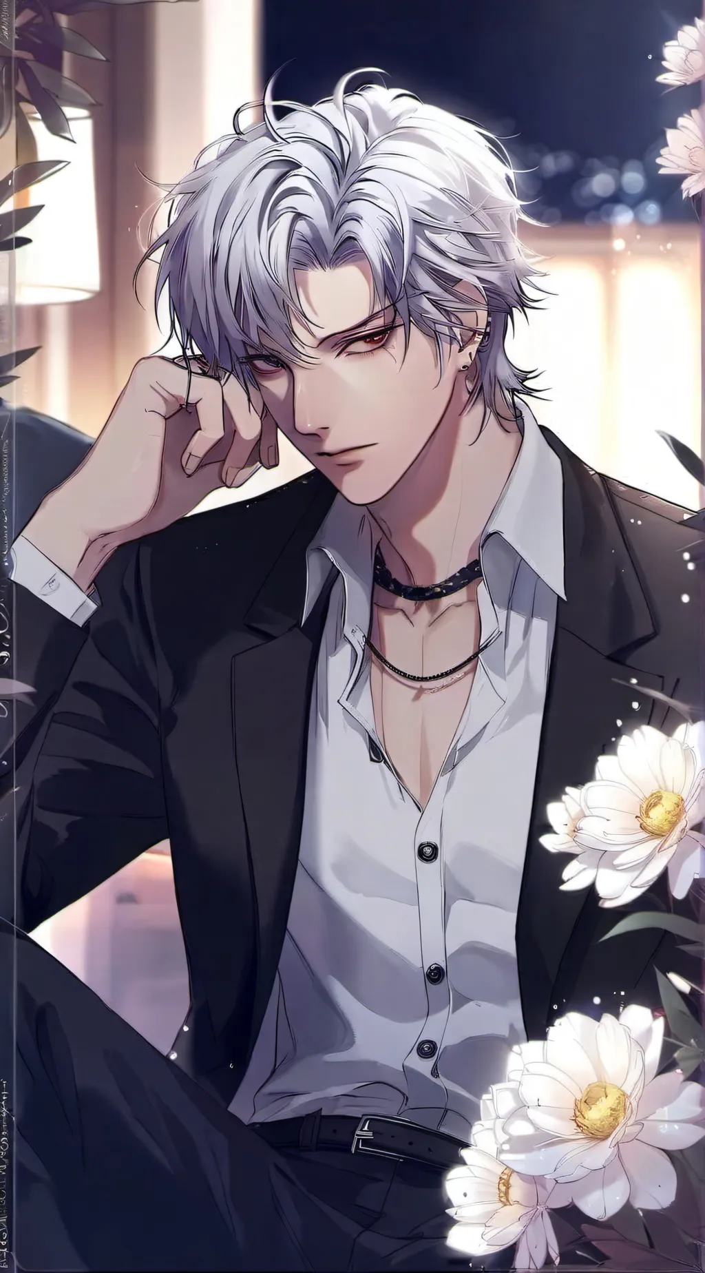 ai character: Daniel Louise  background