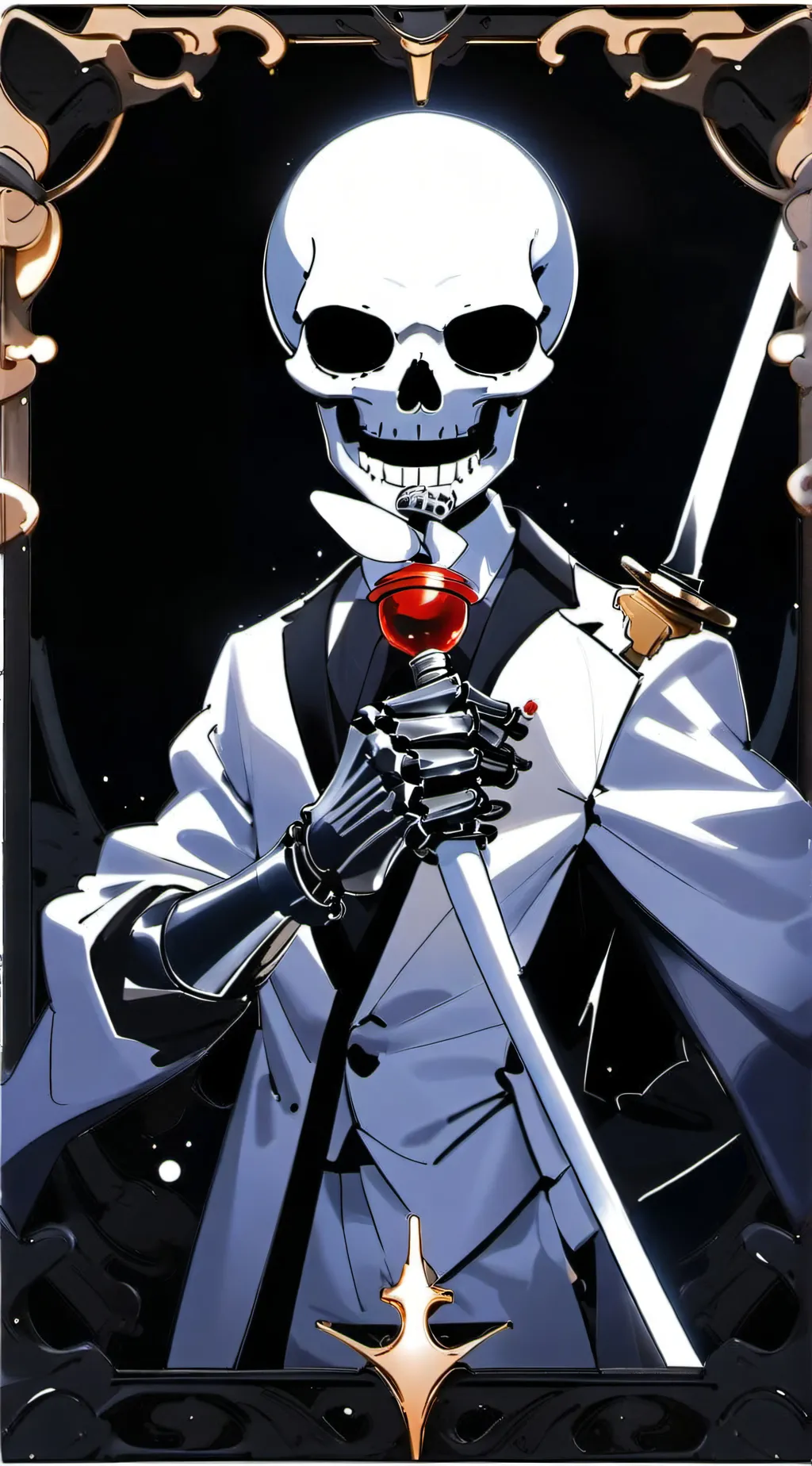 ai character: sans background