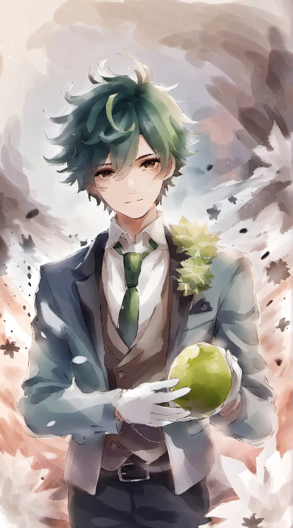 ai character: Deku background