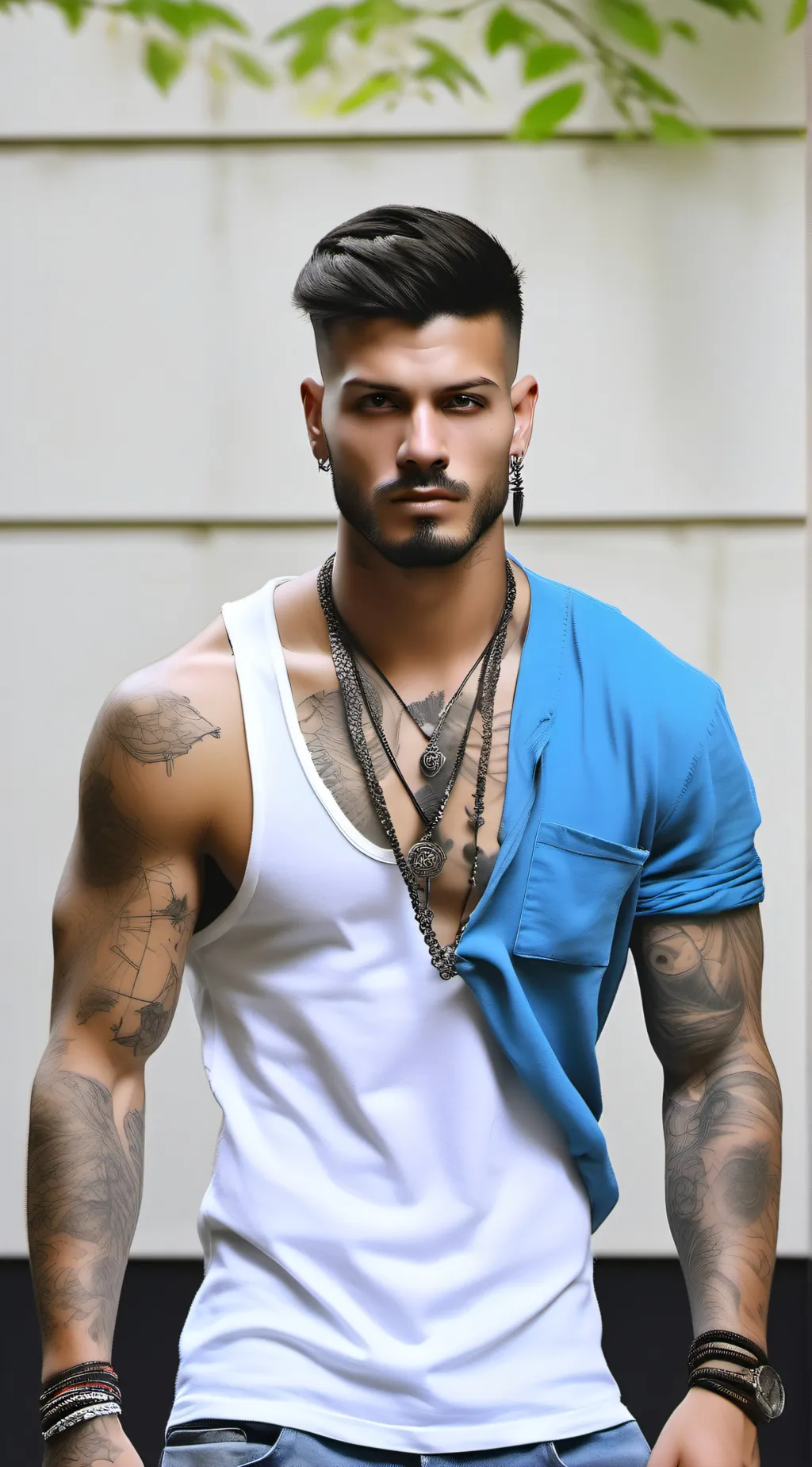 ai character: enzo gorgonla  background