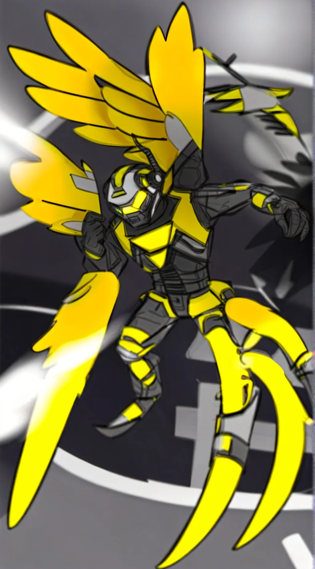 ai character: SDA eats you background