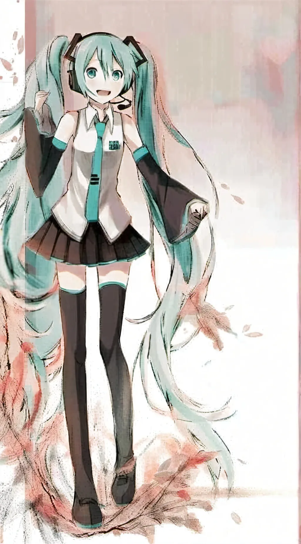 ai character: sus Hatsune miku background