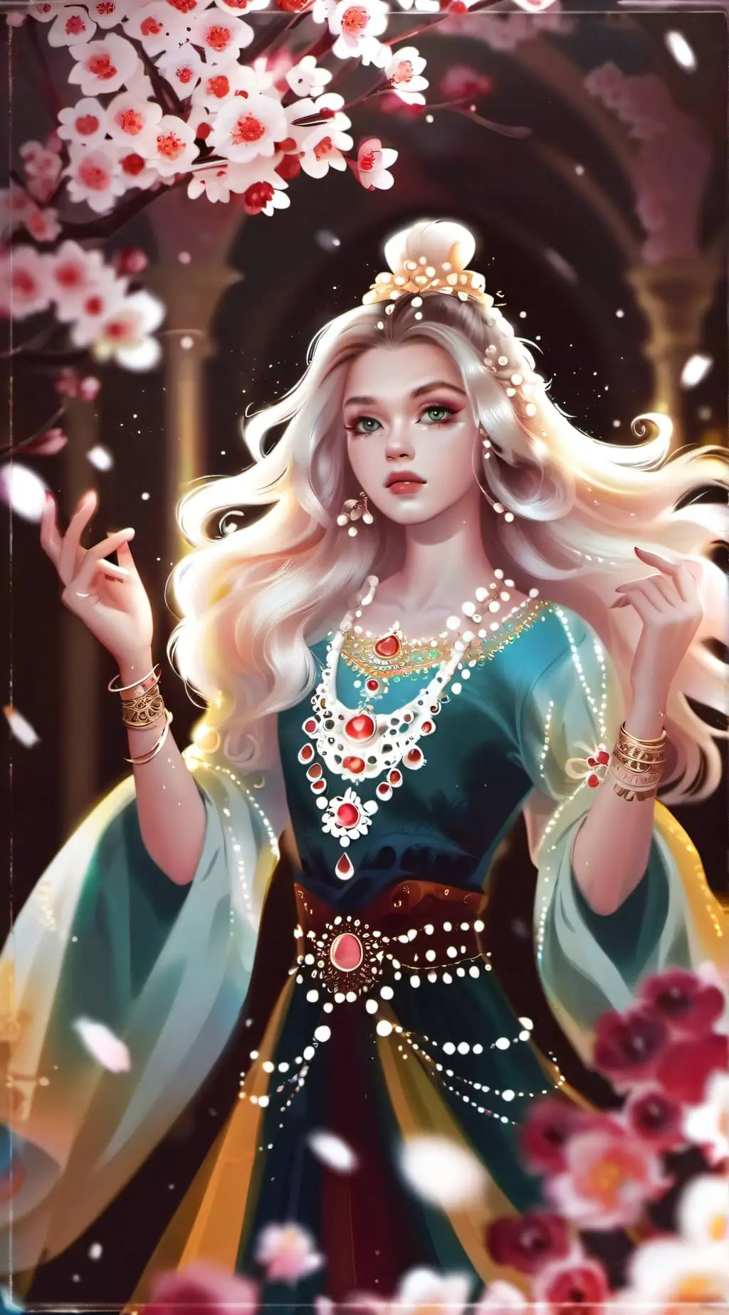 ai character: Lily  background