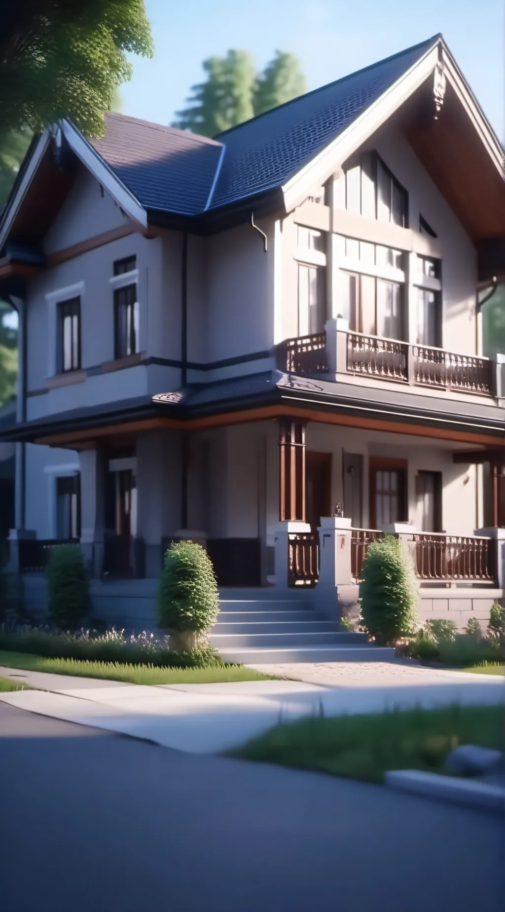 ai character: The house background