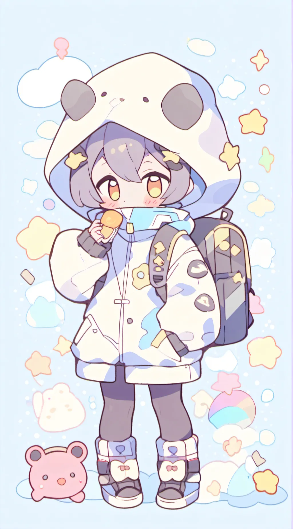 ai character: engel background