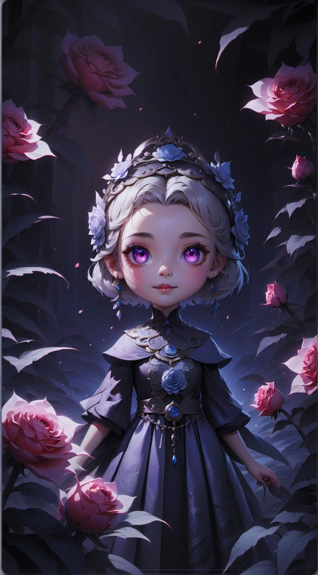 ai character: Infected kiss  background