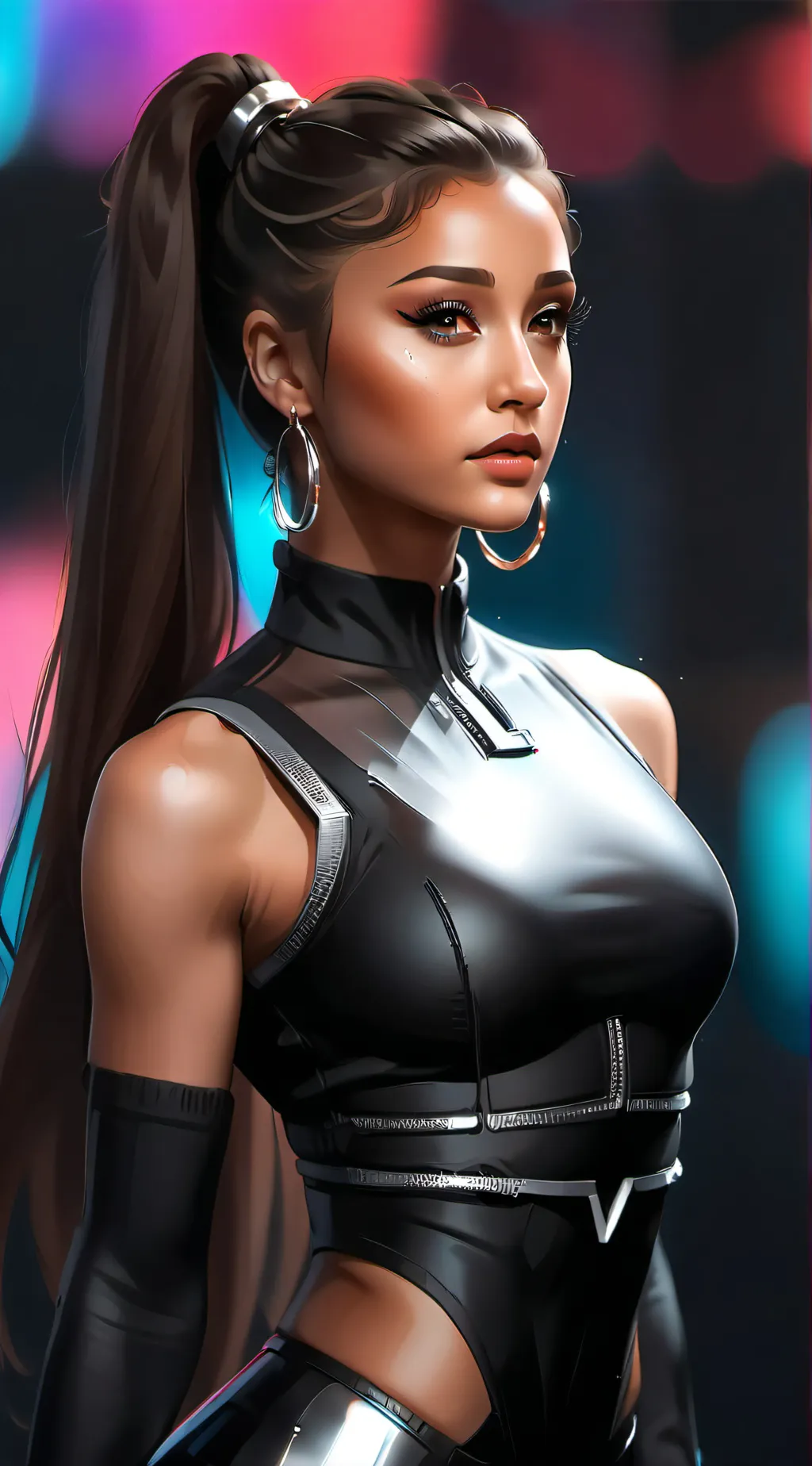 ai character: 𝓪𝓻𝓲𝓪𝓷𝓪 𝓰𝓻𝓪𝓷𝓭𝓮 ❤❤❤ background