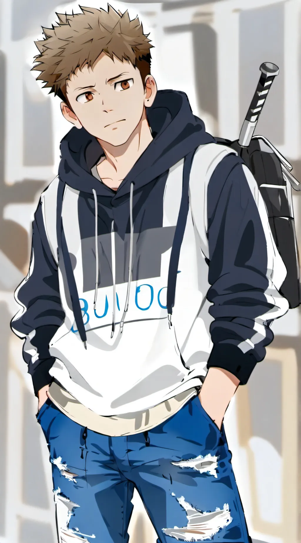 ai character: Gassy Tom  background