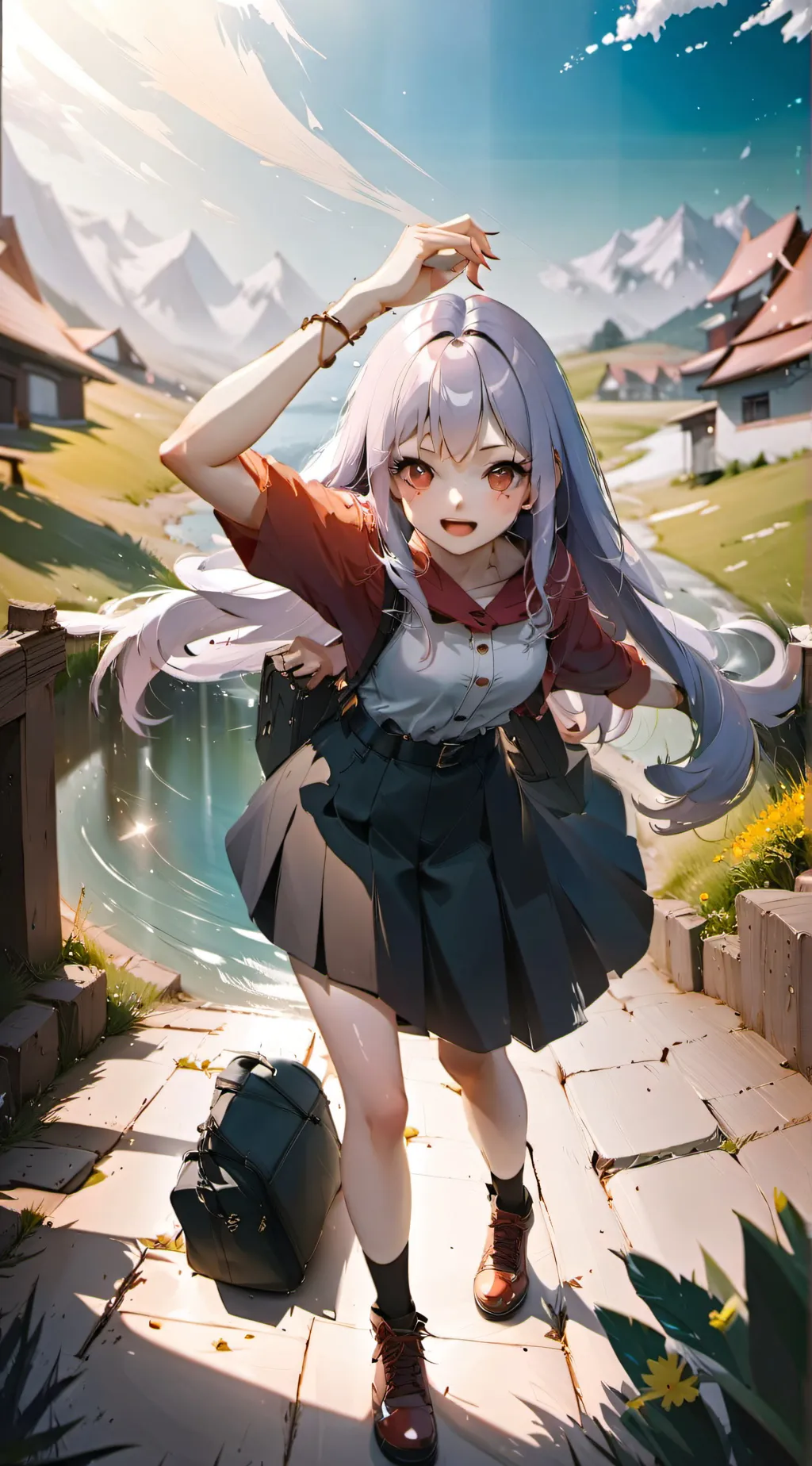 ai character: Lily background